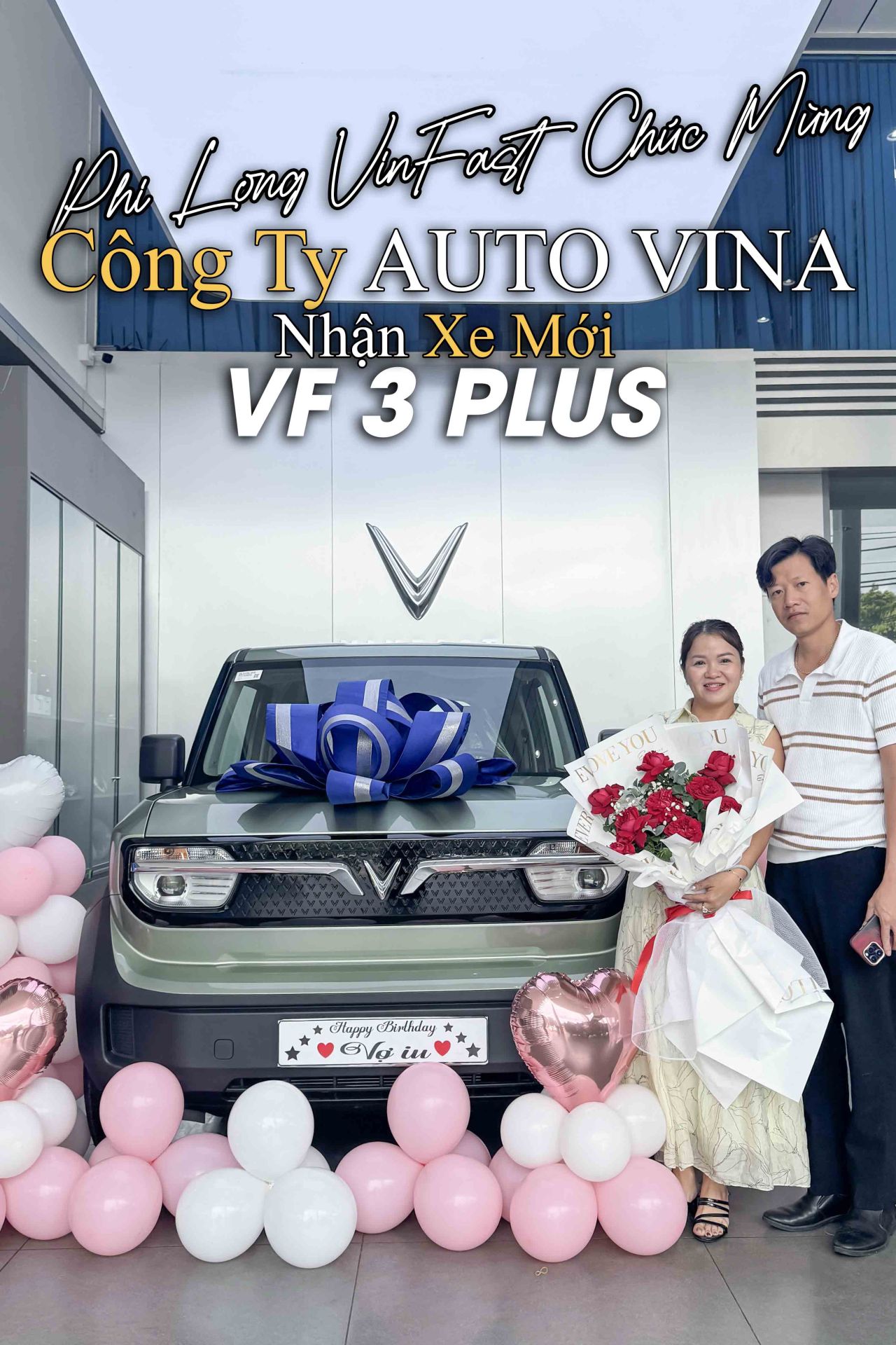 Khách hàng nhận xe VinFast